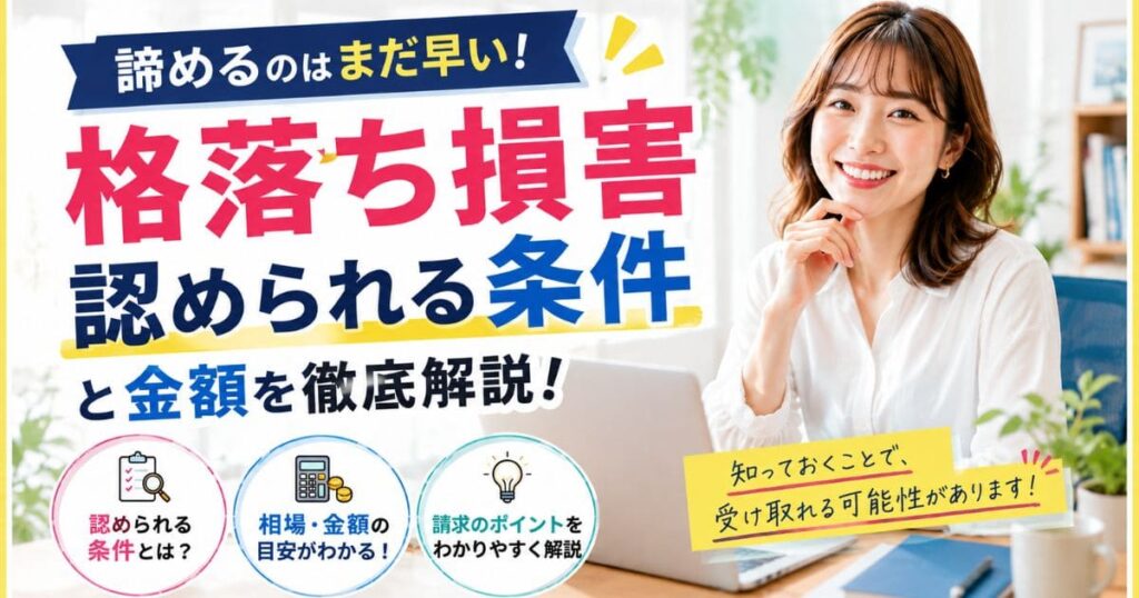 格落ち損害認められる条件の実写のサムネイル画像